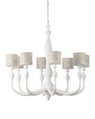 Currey et Compagnie 9000-1340 Ludwig Suspendu en blanc de gesso
