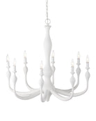Currey et Compagnie 9000-1340 Ludwig Suspendu en blanc de gesso