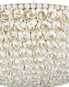 Currey and Company 9000-1341 Virtu Chandelier in Natural/Pearlized White