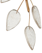 Currey and Company 9000-1354 Banyan Suspension en laiton antique/transparent