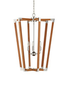 Currey and Company 9000-1376 Boyd Chandelier in Natural/Polished Nickel