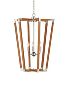 Currey and Company 9000-1376 Boyd Chandelier in Natural/Polished Nickel