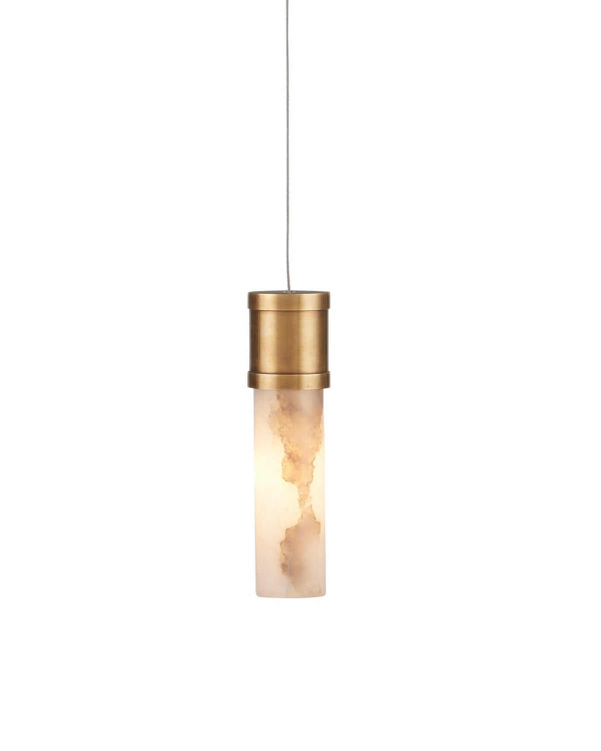 Canule ronde multi-gouttes Currey and Company 9000-1379 Suspension En laiton vieilli/blanc/argent