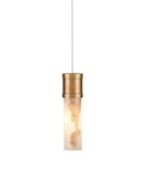 Canule ronde multi-gouttes Currey and Company 9000-1379 Suspension En laiton vieilli/blanc/argent