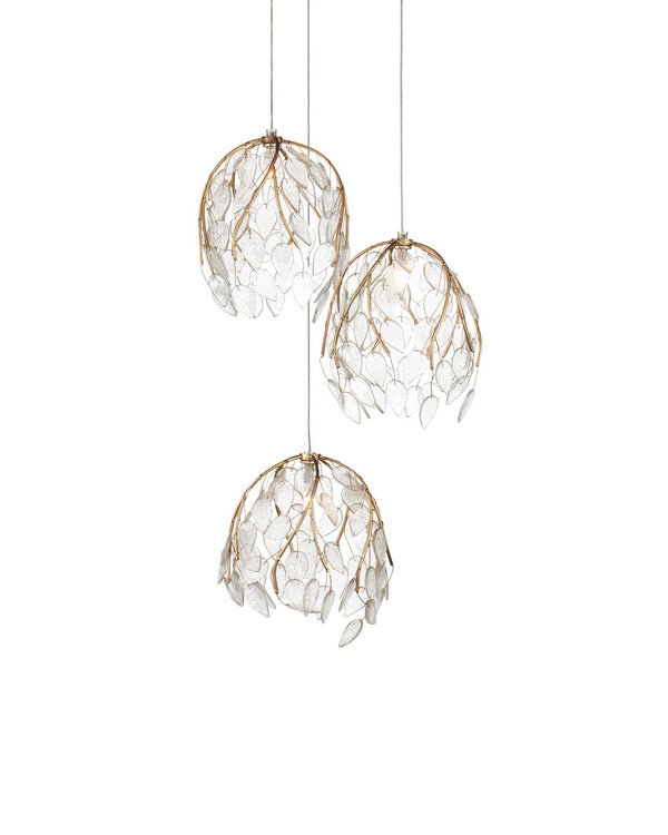 Banyan 3-Light Round Multi-Drop Suspension