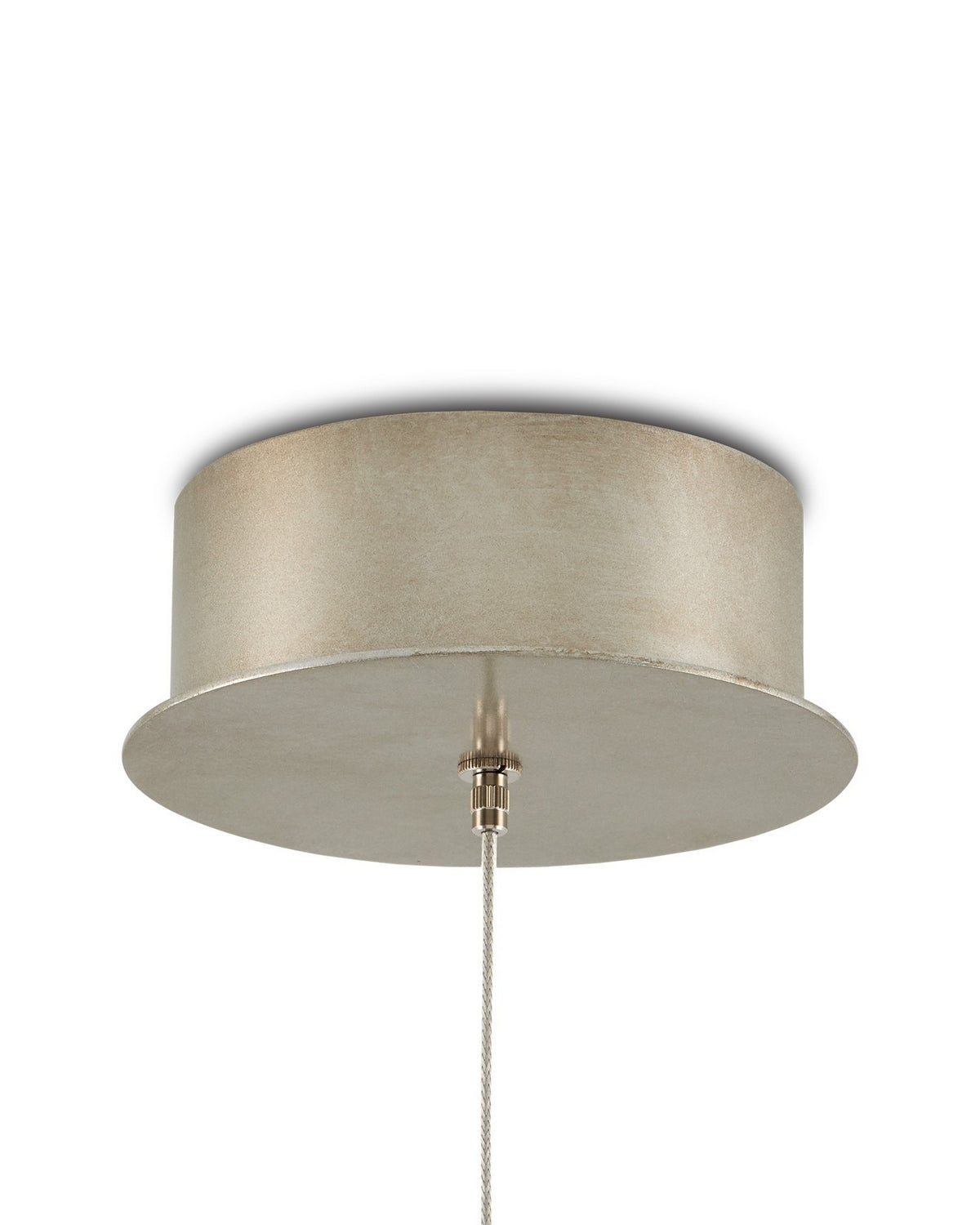 Currey and Company 9000-1395 Polpo Rond Multi-Drop Suspension en vert/argent
