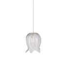Currey and Company 9000-1404 Polpo 3-Light Round Multi-Drop Suspension en blanc/argent