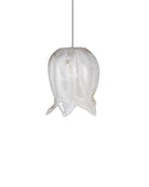Currey and Company 9000-1409 Polpo Rond Multi-Drop Suspension en blanc/argent