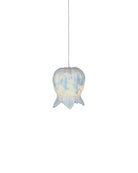 Currey and Company 9000-1411 Polpo Rond Multi-Drop Suspension en bleu/argent