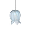 Currey and Company 9000-1417 Polpo Rond Multi-Drop Suspension en bleu/argent