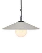 Currey and Company 9500-0020 Bothy Outdoor Suspension en naturel/noir/blanc givré