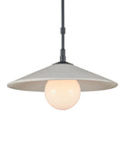 Currey and Company 9500-0020 Bothy Outdoor Suspension en naturel/noir/blanc givré