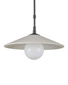 Currey and Company 9500-0020 Bothy Outdoor Suspension en naturel/noir/blanc givré