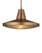 Currey and Company 9500-0026 Mariner Outdoor Suspension en laiton antique/transparent