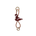 Kay Bojesen 39587 Bird Bag Charm in Bordeaux