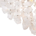 Fredrick Ramond FR41596DA Myra Cristal de roche à plusieurs niveaux Suspension en laiton vieilli