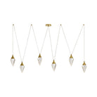 Arteriors DLC60 Berkley LED Chandelier in Antique Brass