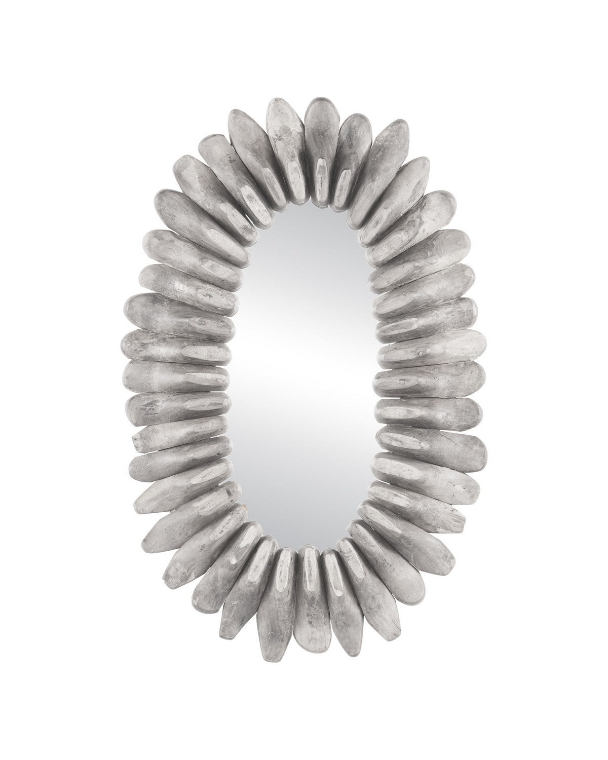 Miroir Cobbler Currey and Company 1000-0177 en blanc délavé