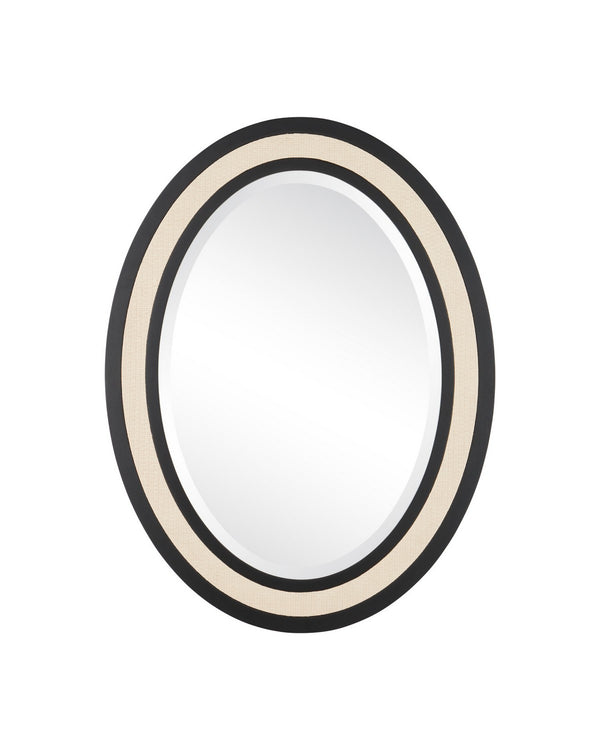 Miroir en raphia de Deanna