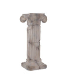 Currey and Company 1200-1087 Colonne phénicienne avec chapiteau en brun rougeâtre antique