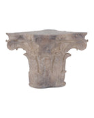 Chapiteau phénicien de Currey and Company (1200-1089) en brun rougeâtre antique