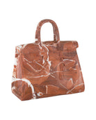 Currey and Company 1200-1102 Le marbre Princesse en rouge naturel