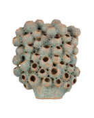 Currey and Company 1200-1107 Objet en forme de balane coulée, couleur vert mousse