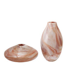 Ensemble de 2 vases Murmur de Currey and Company 1200-1125, couleur rouille