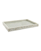Plateau Uroko Currey and Company 1200-1138 en blanc naturel
