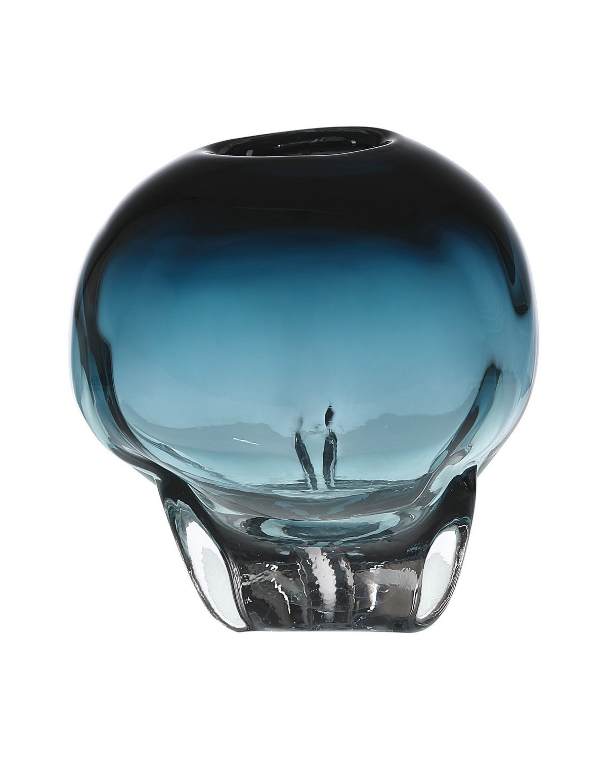 Vase Aubrey bleu de Currey and Company (réf. 1200-1151)