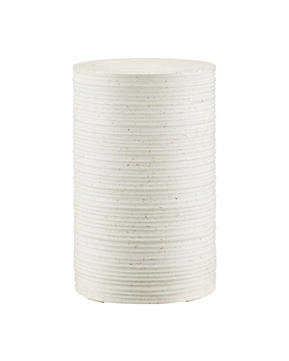 Table d'appoint Cresta Terrazzo de Currey and Company, 2000-0056, en terrazzo ivoire