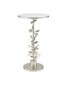 Table d'appoint Lunaria de Currey and Company 4000-0260, finition argent antique/naturel