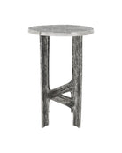 Currey and Company 4000-0265 Structure Accent Table in Antique Nickel