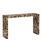 Console Brewster 4000-0267 de Currey and Company, coloris brun naturel et noir
