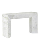 Console de cheminée Currey and Company 4000-0278 en blanc naturel/vert