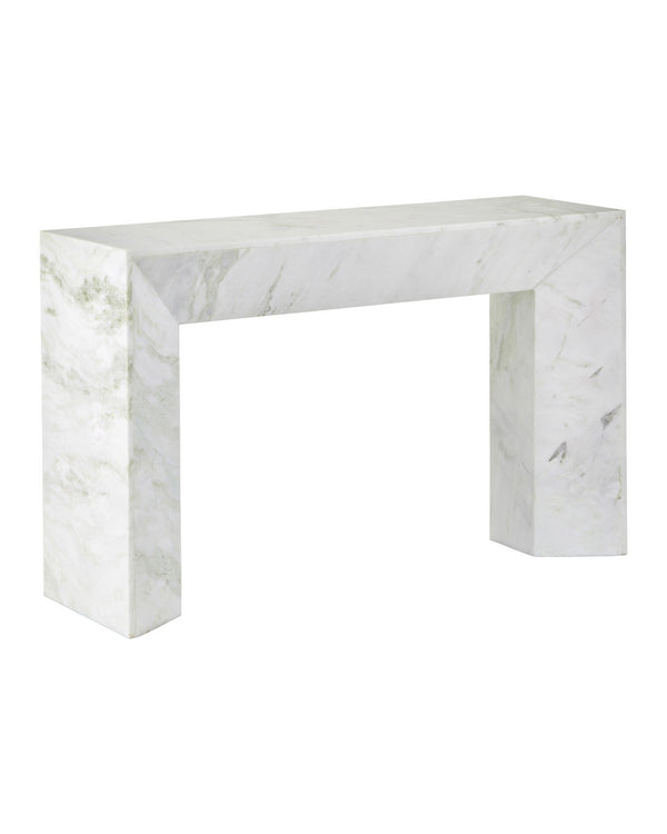 Table console près de la cheminée