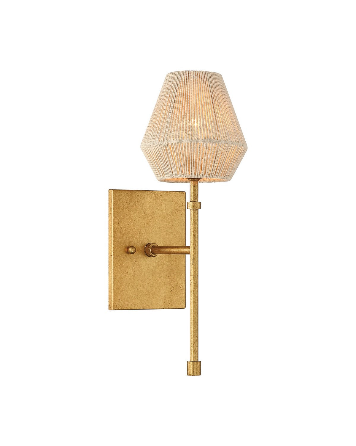 Currey et Compagnie 5000-0316 Francie Murale en feuille d'or antique/naturel