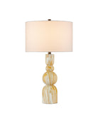 Currey and Company 6000-1086 Chawton Lampe de table en jaune marbré