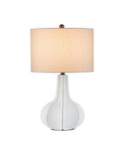 Currey and Company 6000-1090 Bonbori Table Lamp in White