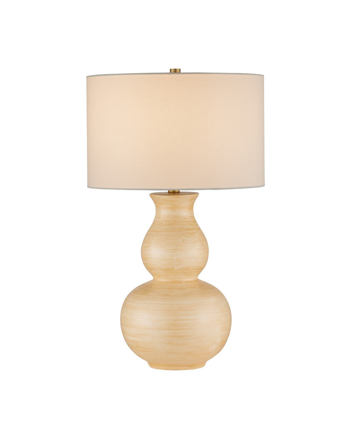 Currey and Company 6000-1123 Honorine Lampe de table en jaune