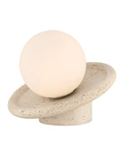 Currey and Company 6700-0032 Navigation sans fil Lampe de table en naturel/opaque