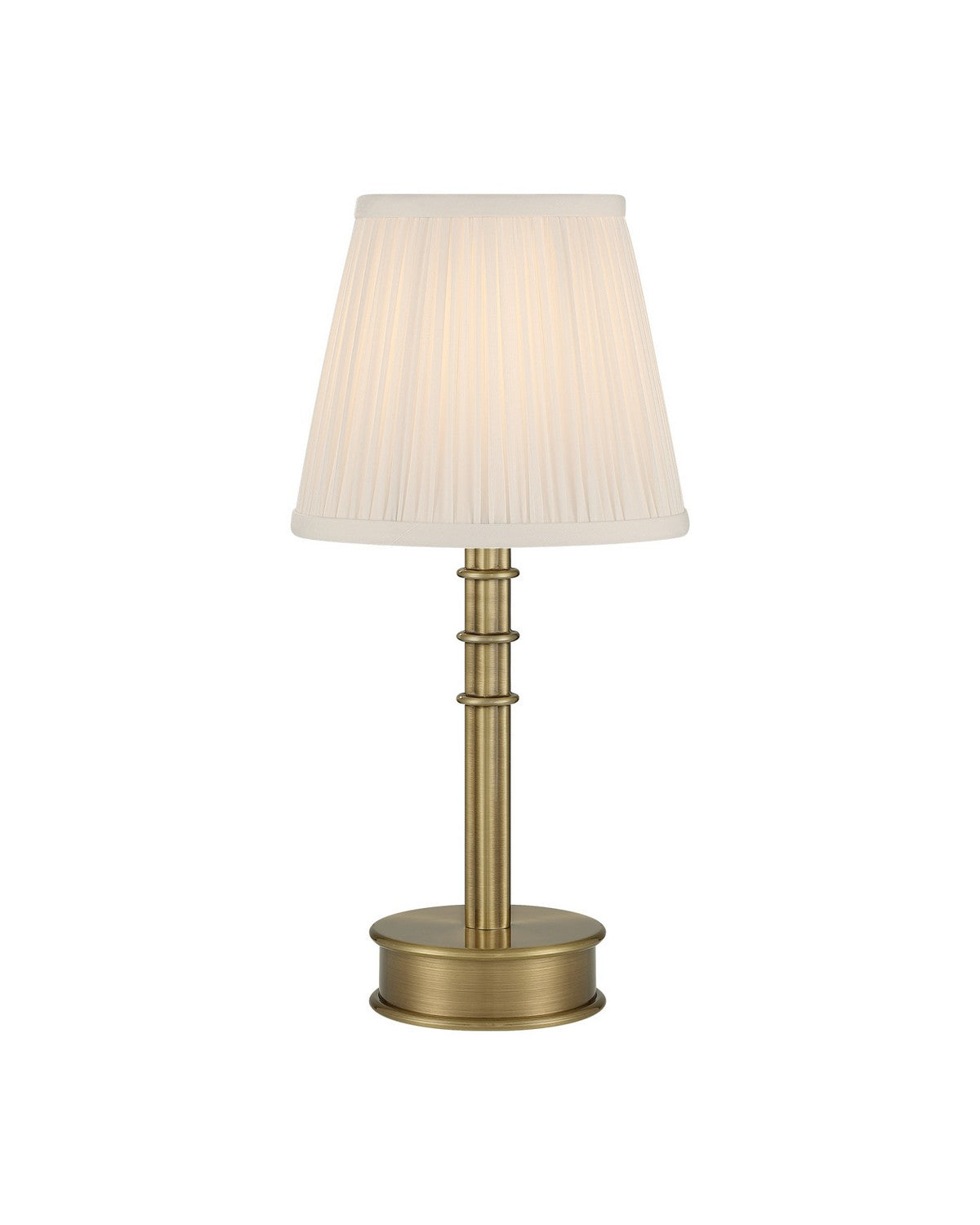 Valise sans fil Currey and Company 6700-0034 Lampe de table en laiton antique poli