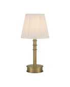 Valise sans fil Currey and Company 6700-0034 Lampe de table en laiton antique poli