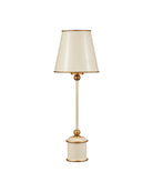 Currey and Company 6700-0035 Daphne sans fil Lampe de table En ivoire/or