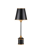 Currey and Company 6700-0036 Daphne sans fil Lampe de table en noir et or