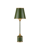 Currey and Company 6700-0037 Daphne sans fil Lampe de table en vert/or