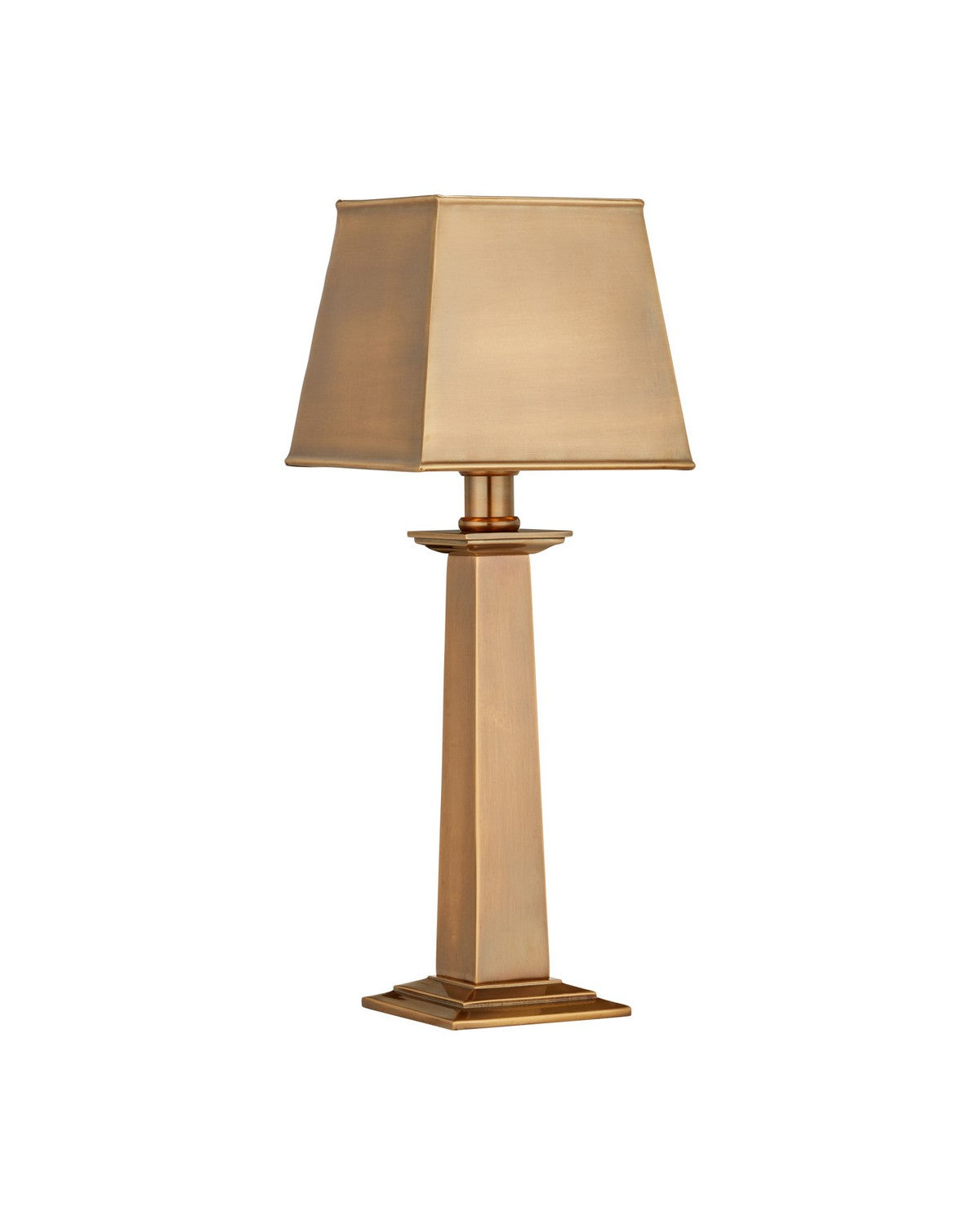 Currey and Company 6700-0039 Wander sans fil Lampe de table en laiton antique