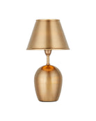 Currey and Company 6700-0042 Volley Cordless Table Lamp in Antique Brass