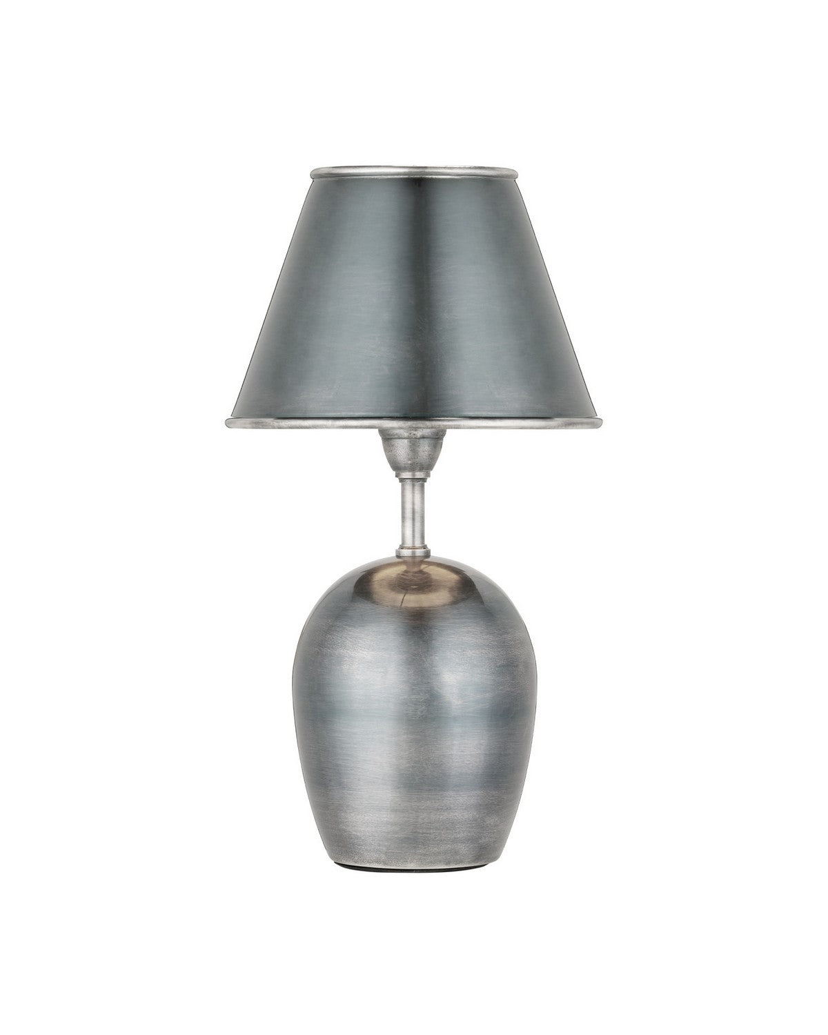 Currey and Company 6700-0043 Volley Cordless Table Lamp in Antique Silver