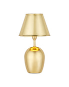 Currey and Company 6700-0044 Volley Cordless Table Lamp in Polished Brass
